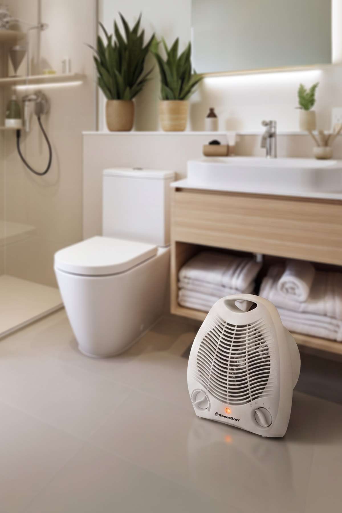 ¿Cómo calefaccionar un baño?